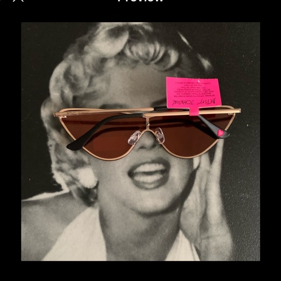Pink Cat-eyed Sunglasses main image 4